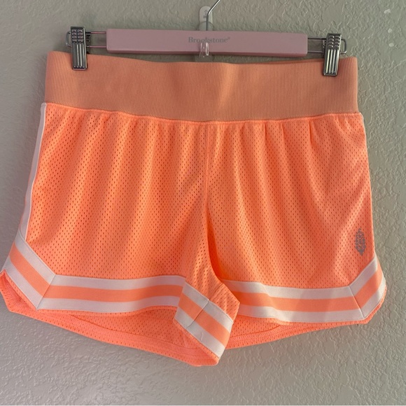 NEW Free People FP Movement Don't Mesh With Me Shorts - Papaya Punch - Picture 5 of 10